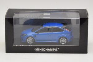 Ford Focus RS Mk2 Blau Metallic Minichamps 1:43 400088101 Druckguss — Bild 4 von 4