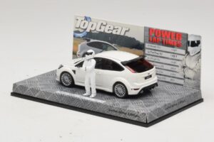Ford Focus RS Mk2 Top Gear Weiß Mit Figur Minichamps 1:43 519438810 Druckguss — Bild 3 von 5
