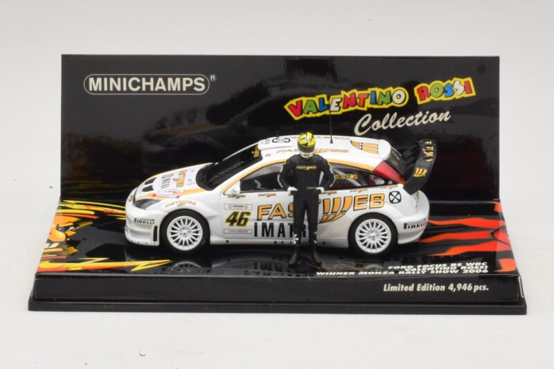 Ford Focus RS WRC #46 V. Rossi / C. Cassina Monza Rally Show 2006 Minichamps 1:43 436068446 Druckguss