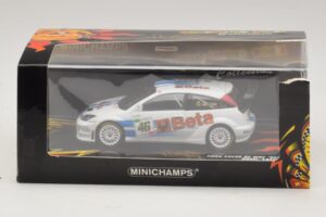 Ford Focus RS WRC #46 V. Rossi / C. Cassina RAC Rally 2007 Beschädigte Verpackung Minichamps 1:43 400078446-O1 Druckguss — Bild 5 von 5