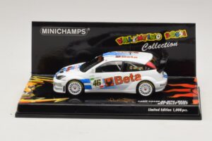 Ford Focus RS WRC #46 V. Rossi / C. Cassina RAC Rally 2007 Minichamps 1:43 400078446 Druckguss