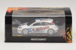 Ford Focus RS WRC #46 V. Rossi / C. Cassina RAC Rally 2007 Minichamps 1:43 400078446 Druckguss — Bild 5 von 5