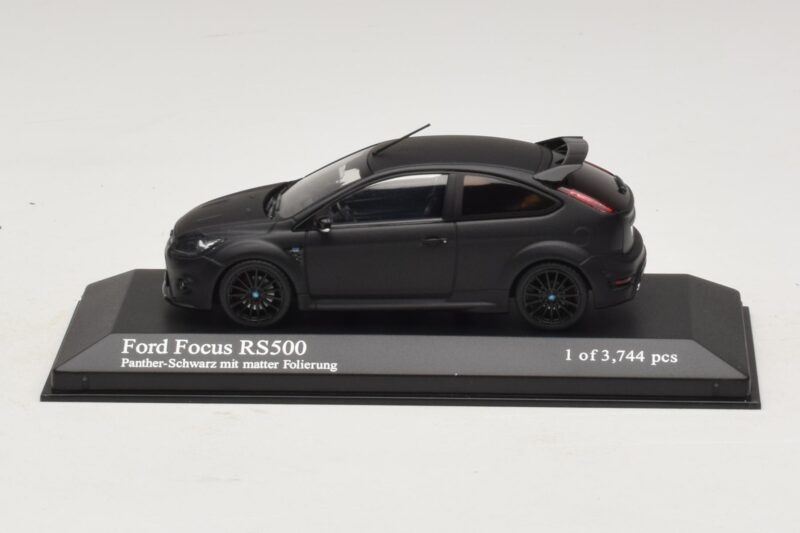 Ford Focus RS500 Mk2 Matte Black Minichamps 1:43 400088104 Druckguss