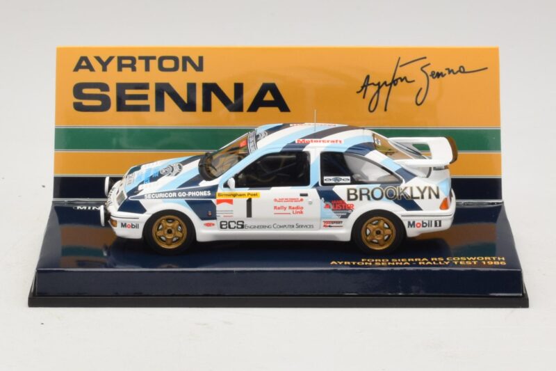 Ford Sierra RS Cosworth #1 A. Senna Rally Test 1986 Minichamps 1:43 540864399 Druckguss