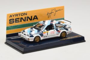 Ford Sierra RS Cosworth #1 A. Senna Rally Test 1986 Minichamps 1:43 540864399 Druckguss — Bild 2 von 4
