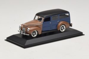 Ford V8 De Luxe Woody Station Wagon Braun Blau Minichamps 1:43 400082112 Druckguss — Bild 2 von 4