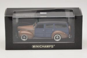 Ford V8 De Luxe Woody Station Wagon Braun Blau Minichamps 1:43 400082112 Druckguss — Bild 4 von 4