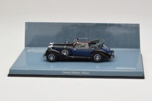 Horch 853 A Sport Cabriolet Schwarz Blau Minichamps 1:43 436012036 Druckguss