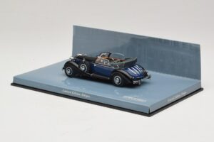 Horch 853 A Sport Cabriolet Schwarz Blau Minichamps 1:43 436012036 Druckguss — Bild 3 von 5