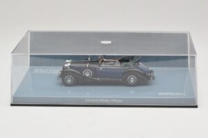 Horch 853 A Sport Cabriolet Schwarz Blau Minichamps 1:43 436012036 Druckguss — Bild 5 von 5