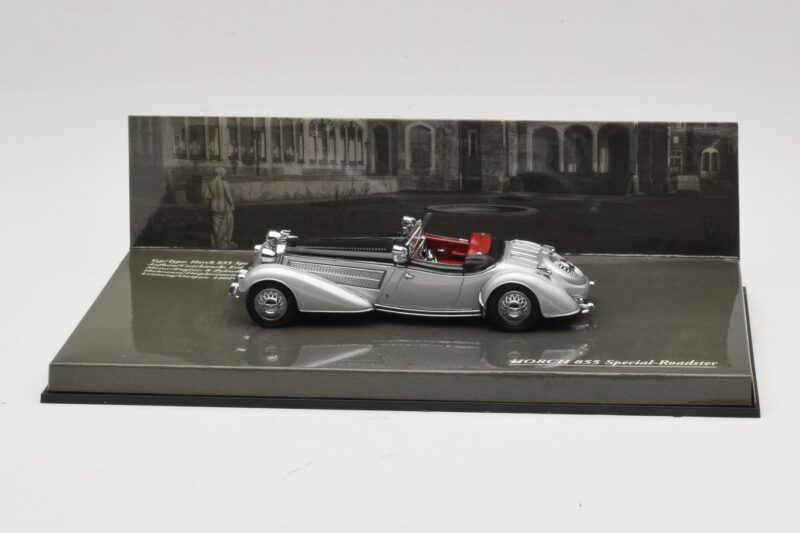 Horch 855 Special Roadster Silber Schwarz Minichamps 1:43 436014204 Druckguss