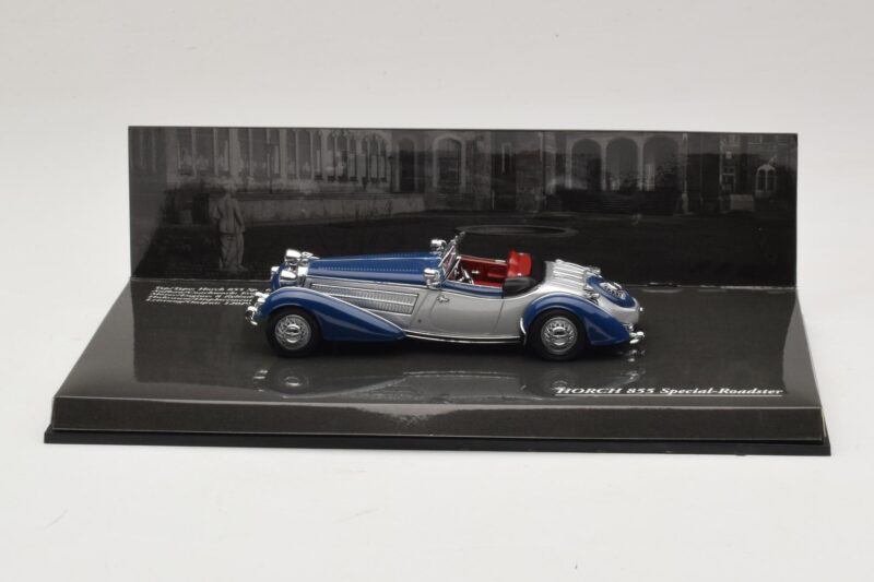Horch 855 Special Roadster Silber Blau Minichamps 1:43 436014202 Druckguss