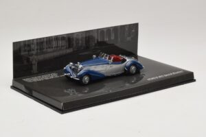 Horch 855 Special Roadster Silber Blau Minichamps 1:43 436014202 Druckguss — Bild 2 von 5