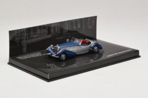 Horch 855 Special Roadster Silberblau Ohne Außenkarton Minichamps 1:43 436014202-O1 Druckguss — Bild 2 von 4