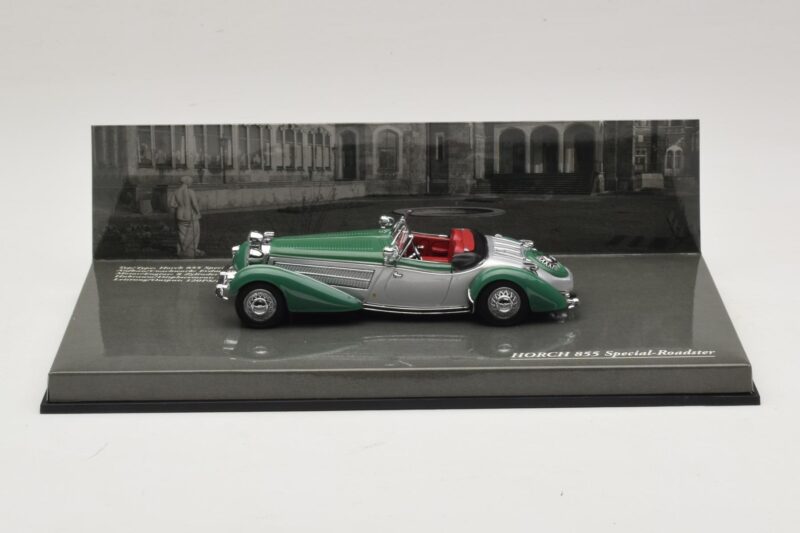 Horch 855 Special Roadster Silber Grün Minichamps 1:43 436014205 Druckguss