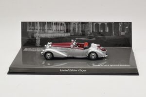 Horch 855 Spezial Roadster Silber Rot Minichamps 1:43 436014206 Druckguss