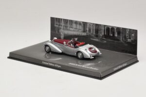 Horch 855 Spezial Roadster Silber Rot Minichamps 1:43 436014206 Druckguss — Bild 3 von 5