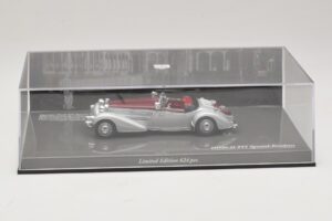 Horch 855 Spezial Roadster Silber Rot Minichamps 1:43 436014206 Druckguss — Bild 5 von 5