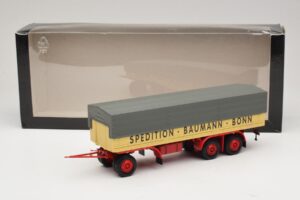 Kassbohrer Pritschenanhänger Baumann Bonn Minichamps 1:43 439161097 Druckguss — Bild 6 von 6