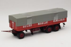 Kassbohrer Pritschenanhänger Mauler Remscheid Minichamps 1:43 Kassbohrer Pritschenanhänger Mauler Remscheid Minichamps 1:43 439161099 Druckguss