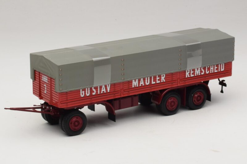 Kassbohrer Pritschenanhänger Mauler Remscheid Minichamps 1:43 439161099 Druckguss