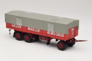 Kassbohrer Pritschenanhänger Mauler Remscheid Minichamps 1:43 439161099 Druckguss — Bild 4 von 6