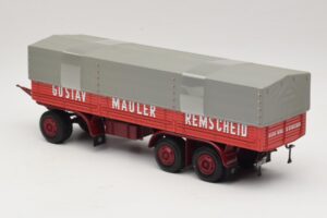 Kassbohrer Pritschenanhänger Mauler Remscheid Minichamps 1:43 439161099 Druckguss — Bild 5 von 6