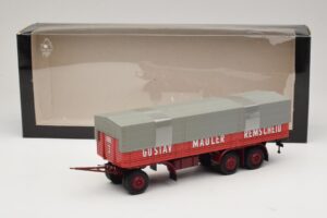 Kassbohrer Pritschenanhänger Mauler Remscheid Minichamps 1:43 439161099 Druckguss — Bild 6 von 6