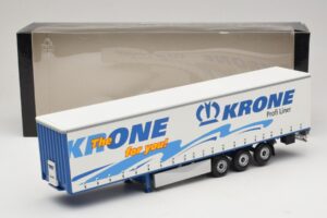 Krone Profiliner Gelenk-Planenauflieger Minichamps 1:43 439911120 Druckguss — Bild 6 von 6