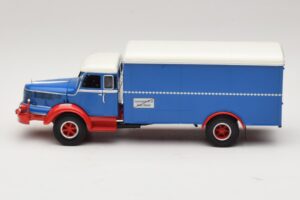Krupp Titan Kofferwagen Blau Rot Minichamps 1:43 439069040 Druckguss — Bild 3 von 6