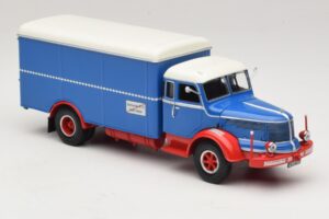 Krupp Titan Kofferwagen Blau Rot Minichamps 1:43 439069040 Druckguss — Bild 4 von 6