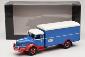 Krupp Titan Kofferwagen Blau Rot Minichamps 1:43 439069040 Druckguss — Bild 6 von 6