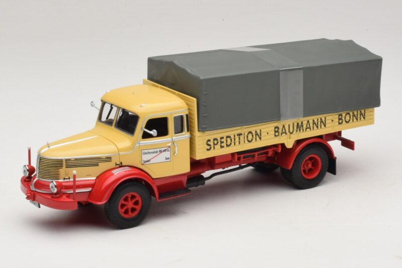 Krupp Titan Pritschenwagen Baumann Bonn Minichamps 1:43 439069025 Druckguss