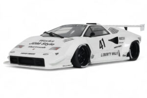 Lamborghini Countach LB-Works Weiß GT Spirit 1:18 Lamborghini Countach LB-Works Weiß GT Spirit 1:18 Z356-WH Resin