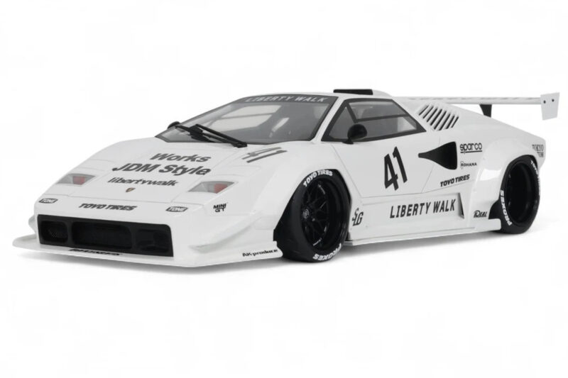 Lamborghini Countach LB-Works Weiß GT Spirit 1:18 Lamborghini Countach LB-Works Weiß GT Spirit 1:18 Z356-WH Resin