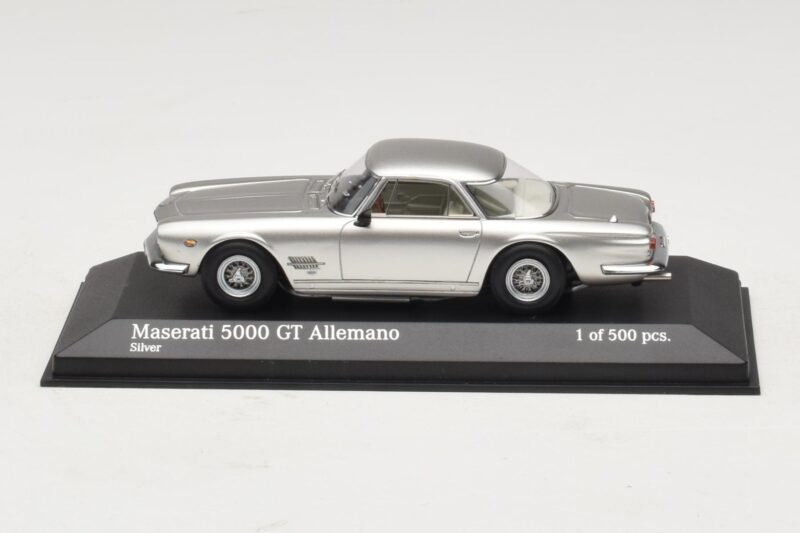 Maserati 5000 GT Allemano Silber Minichamps 1:43 Maserati 5000 GT Allemano Silber Minichamps 1:43 437123324 Druckguss