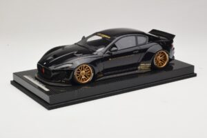 Maserati GranTurismo Liberty Walk Schwarz mit Goldenen Felgen AB Models 1:18 MAS-LB08-C Resin