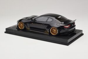 Maserati GranTurismo Liberty Walk Schwarz mit Goldenen Felgen AB Models 1:18 MAS-LB08-C Resin — Bild 5 von 7
