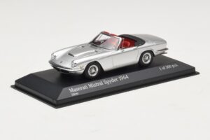 Maserati Mistral Spyder Silber Minichamps 1:43 437123431 Druckguss — Bild 2 von 4
