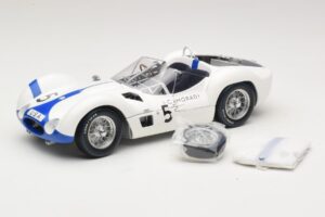 Maserati Tipo 61 #5 S. Moss / D. Gurney Camoradi ADAC 1000km Nurburgring Winner 1960 Minichamps 1:18 100601205 Druckguss