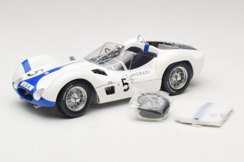 Maserati Tipo 61 #5 S. Moss / D. Gurney Camoradi ADAC 1000km Nurburgring Winner 1960 Minichamps 1:18 100601205 Druckguss