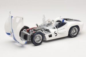 Maserati Tipo 61 #5 S. Moss / D. Gurney Camoradi ADAC 1000km Nurburgring Winner 1960 Minichamps 1:18 100601205 Druckguss — Bild 2 von 8