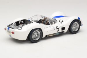 Maserati Tipo 61 #5 S. Moss / D. Gurney Camoradi ADAC 1000km Nurburgring Winner 1960 Minichamps 1:18 100601205 Druckguss — Bild 3 von 8