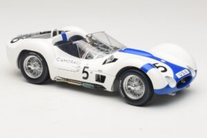 Maserati Tipo 61 #5 S. Moss / D. Gurney Camoradi ADAC 1000km Nurburgring Winner 1960 Minichamps 1:18 100601205 Druckguss — Bild 6 von 8