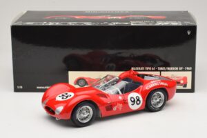 Maserati Tipo 61 #98 C. Shelby Times Mirror Grand Prix for Sportscars 1960 Minichamps 1:18 100601298 Druckguss — Bild 8 von 8