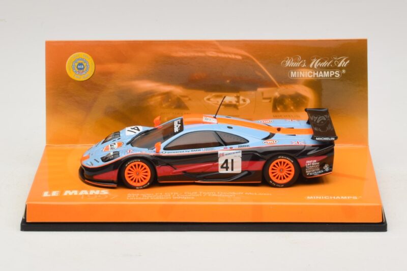 McLaren F1 GTR Gulf Team Davidoff #41 P-H. Raphanel / J-M. Gounon FIA GT Championship 1997 Minichamps 1:43 533174341 Druckgus