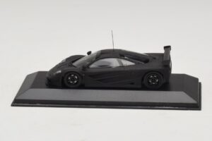 McLaren F1 GTR Prototype Mattschwarz Mit Schwarzen Felgen Minichamps 1:43 MCLAREN009 Druckguss — Bild 4 von 4