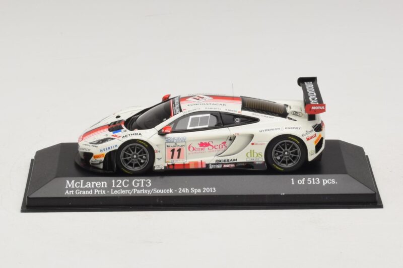 McLaren MP4-12C GT3 #11 Art Grand Prix Leclerc / Parisy 24 Hours of Spa 2013 Minichamps 1:43 McLaren MP4-12C GT3 #11 Art Grand Prix Leclerc / Parisy 24 Hours of Spa 2013 Minichamps 1:43 437131311 Druckguss