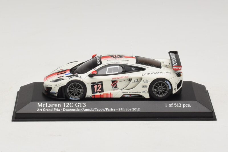 McLaren MP4-12C GT3 #12 Art Grand Prix Demoustier / Amado 24 Hours of Spa 2012 Minichamps 1:43 McLaren MP4-12C GT3 #12 Art Grand Prix Demoustier / Amado 24 Hours of Spa 2012 Minichamps 1:43 437121312 Druckguss