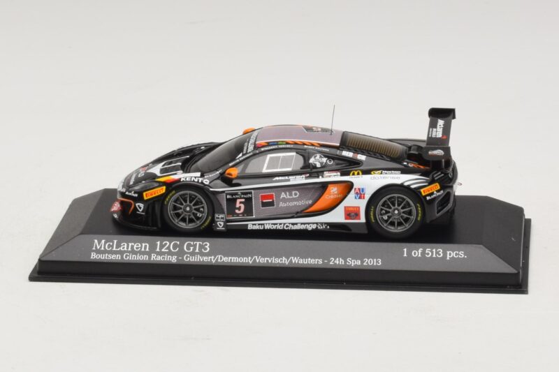 McLaren MP4-12C GT3 #5 Boutsen Racing Guilvert / Dermont 24 Hours of Spa 2013 Minichamps 1:43 McLaren MP4-12C GT3 #5 Boutsen Racing Guilvert / Dermont 24 Hours of Spa 2013 Minichamps 1:43 437131305 Druckguss
